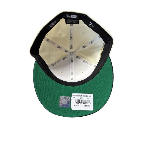 New Era 59FIFTY Dallas Cowboys Fitted Hat Cream/Navy Size 7 1/8 SuperBowl XXVIII - Picture 7 of 8